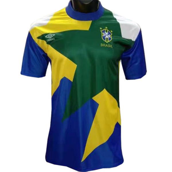 Brazil retro jersey vintage soccer match men's sportswear football tops sport shirt 1991-1994